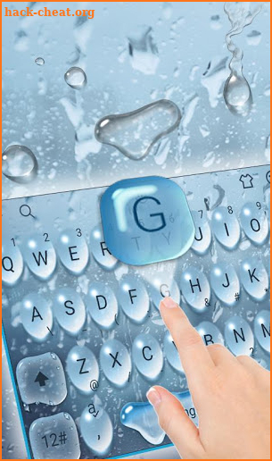 Raindrop Keyboard Theme screenshot