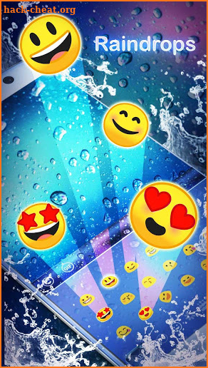 Raindrops Keyboard screenshot