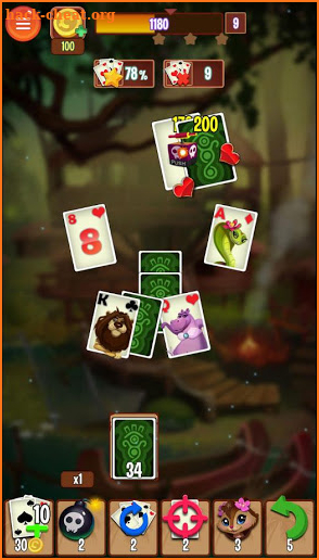 Rainforest Solitaire screenshot