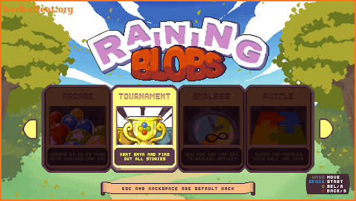 Raining Blobs screenshot