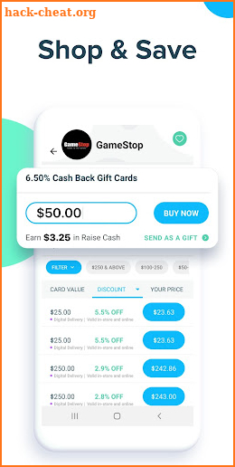 Raise - Discounted Gift Cards screenshot