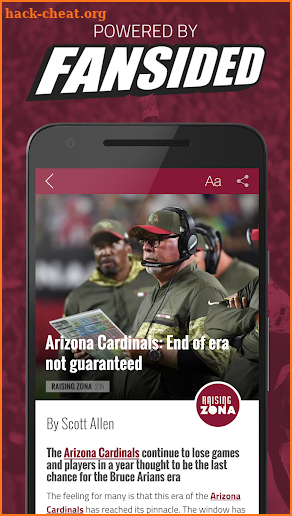 Raising Zona: News for Arizona Cardinals Fans screenshot