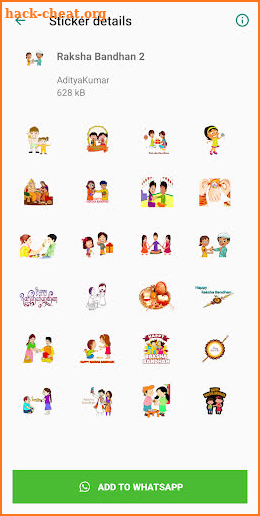Raksha Bandhan Stickers WAStickerApps - Rakhi screenshot