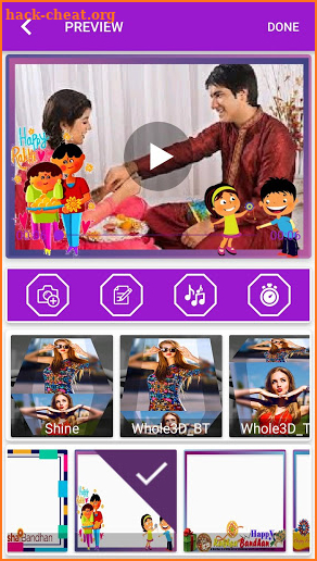 Raksha Bandhan Video Maker & Rakhi Photo Collage screenshot