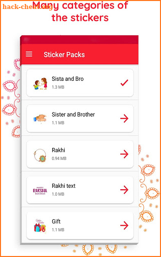 Rakshabandhan Stickers - Rakhi Stickers 2019 screenshot