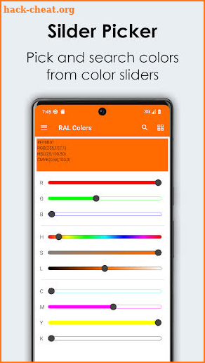 RAL Colors screenshot
