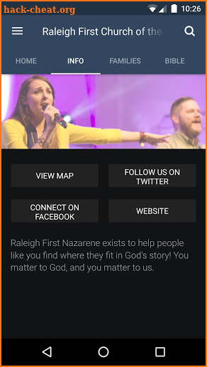 Raleigh First Nazarene screenshot