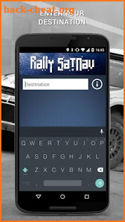 Rally SatNav screenshot