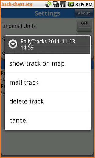 RallyTracks screenshot