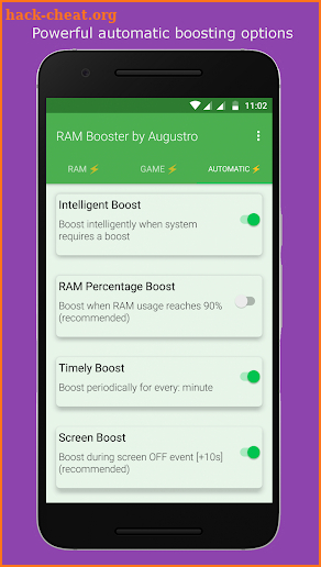 RAM & Game Booster by Augustro screenshot