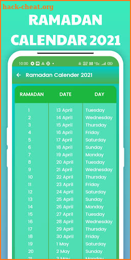 Ramadan 2021 - Ramadan Calender, Duas & Wishes screenshot