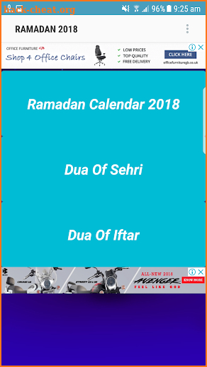 Ramadan Calendar 2018 screenshot