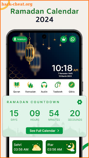 Ramadan Calendar 2024 Time screenshot