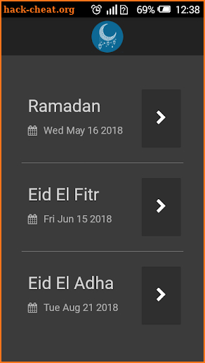 Ramadan CountDown - Eid El Fitr & Eid El Adha screenshot