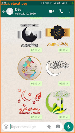 Ramadan karem stickers 2021 screenshot
