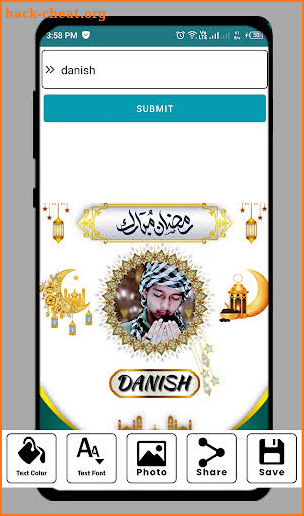Ramadan Photo Frames With Name screenshot