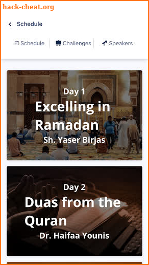 Ramadan Prep Challenge screenshot