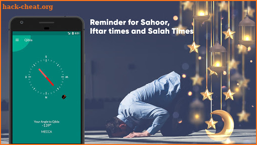 Ramadan Times: Muslim Prayers, Qibla, Azan, Dua screenshot