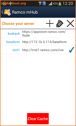 Ramco mHub screenshot