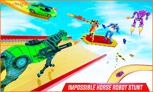 Ramp Car Robot Transform Horse Robot Games 2021 screenshot