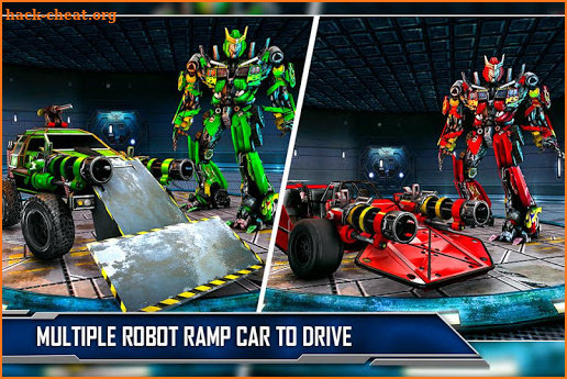 Ramp Car Robot Transforming Game: Robot Car Games screenshot