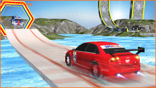 Ramp Car Stunts Free Race: Ultimate Boost Racer 3D screenshot