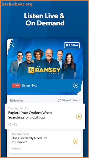 Ramsey Network screenshot