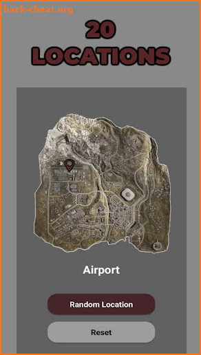 Random CoD Warzone Location Picker screenshot