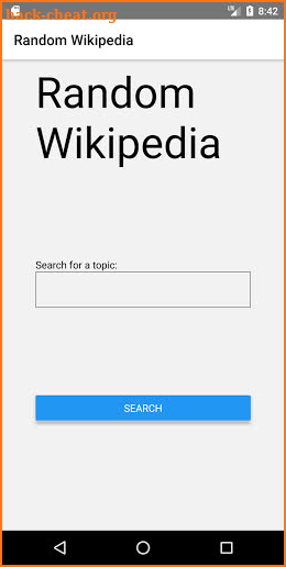 Random Wikipedia  - Learn/Explore Wikipedia Topics screenshot