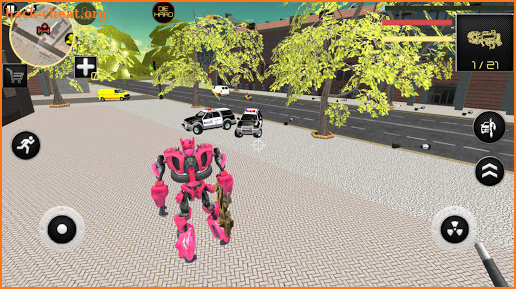 Ranger Robot Car Transforme Futuristic Supercar screenshot