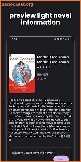Ranobe Web Novels Pro screenshot