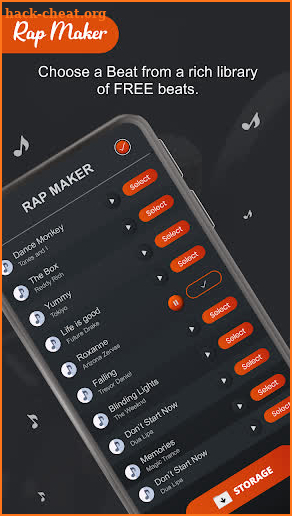 Rap Beat Maker - Recording Studio screenshot