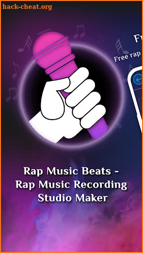 Rap Music Beats - Rap Music Recording Studio Maker screenshot