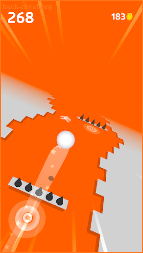 Rapid Roller - Minimalistic color road screenshot