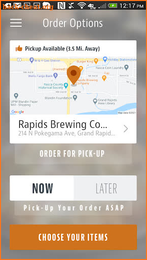 Rapids Brewing Company screenshot