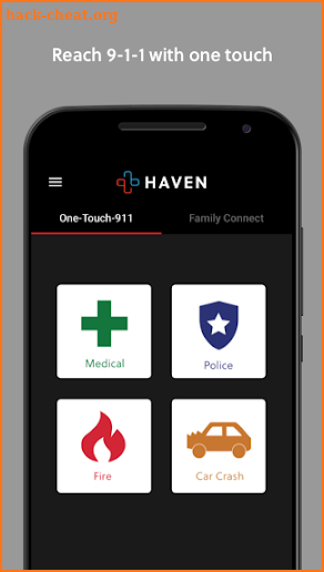 RapidSOS Haven - Emergency App screenshot
