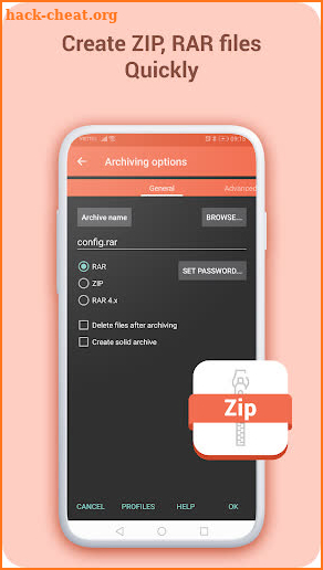 RAR File Extractor And ZIP Opener, ZIP RAR Creator screenshot