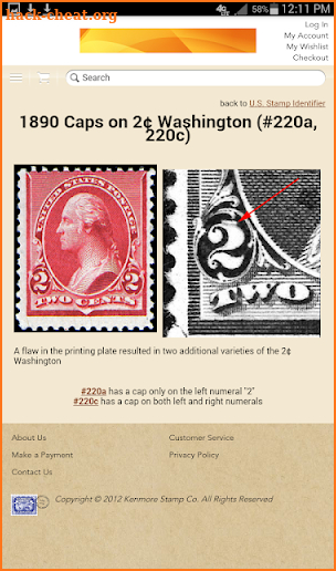 Rare Stamp Identifier & Reference screenshot