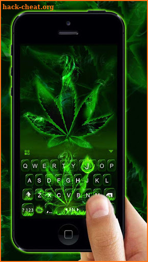 Rasta Weed Keyboard Theme screenshot