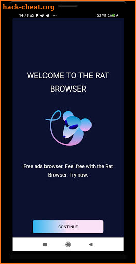 Rat Browser - No Ads, Free Browser screenshot