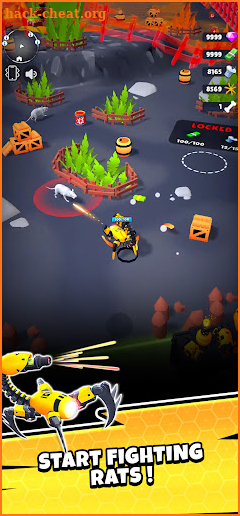 Rat Killer Robot Invasion screenshot