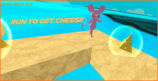 Rat On Run Hungry Mouse vs Cheese Stack ZIgzag Run screenshot