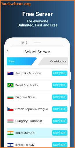 RATEL VPN- Feel Freedom and  Privacy screenshot