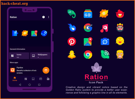 Ration - Icon Pack screenshot