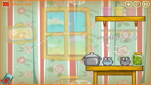Rats Invasion 2, physics-based puzzle game screenshot