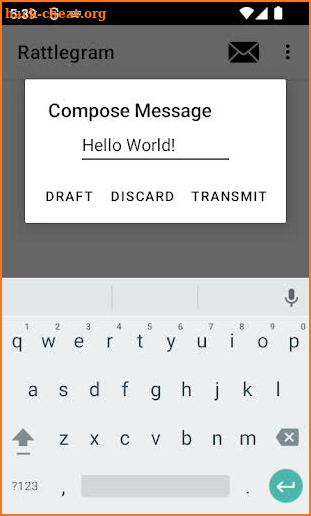 Rattlegram - SMS via audio! screenshot