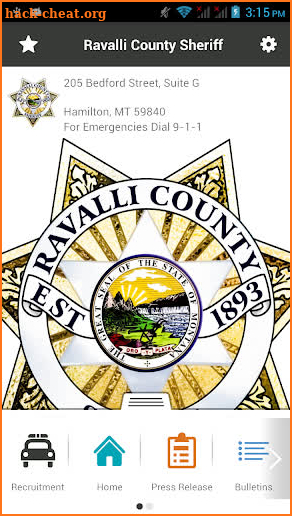 Ravalli County Sheriff screenshot