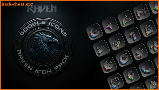 Raven Dark Icon Pack screenshot