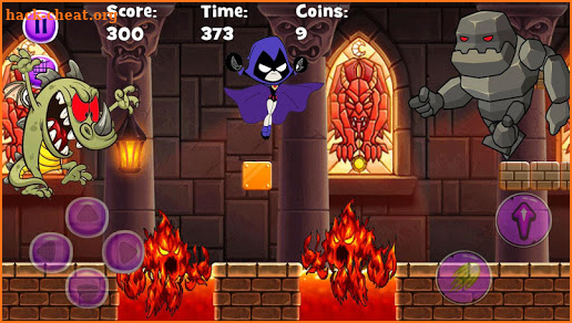 Raven titans go jungle Adventure run Jump & Run screenshot