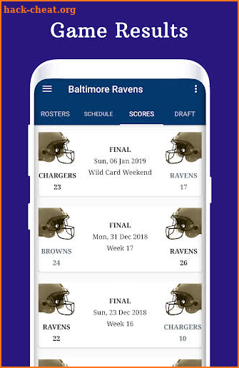 Ravens - Football Live Score & Schedule screenshot